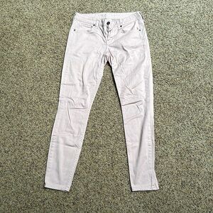 Arizona jeans worn twice. Size 1 light pink skinny jean